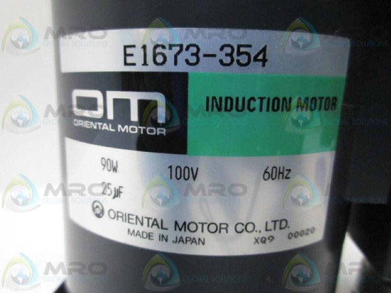 ORIENTAL MOTOR E1673-354 INDUCTION MOTOR NSNP