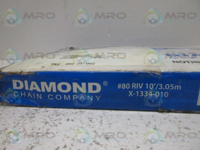 DIAMOND X-1334-010 ROLLER CHAIN 10'  NSMP