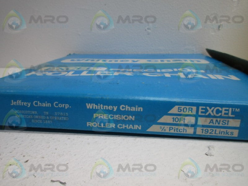 WHITNEY CHAIN 50R ROLLER CHAIN 10'  NSMP