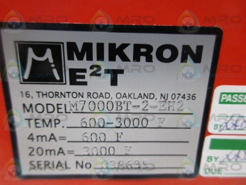 MIKRON M7000BT-2-EH2 INFRARED THERMOMETER  NSNP