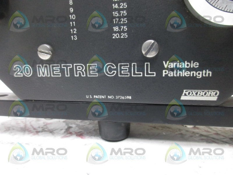 FOXBORO 20 METRE CELL VARIABLE PATHHLENGTH  UNMP
