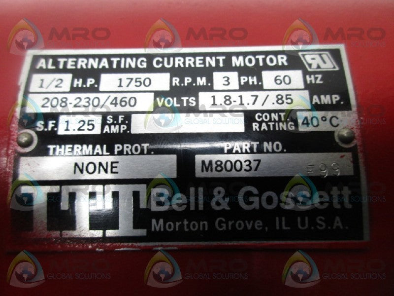 BELL & GOSSETT 172517 PUMP  NSNP