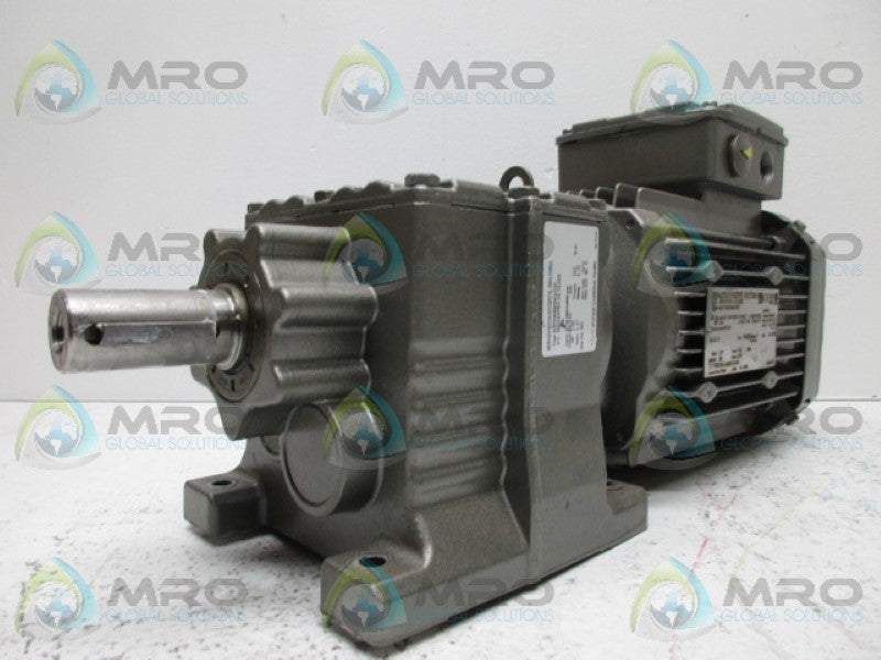 SEW EURODRIVE R27DRE80M4/DH GEAR MOTOR RATIO 3.37  NSMP