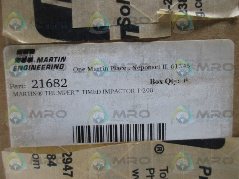 MARTIN T-200 TIMED IMPACTOR  NSFS