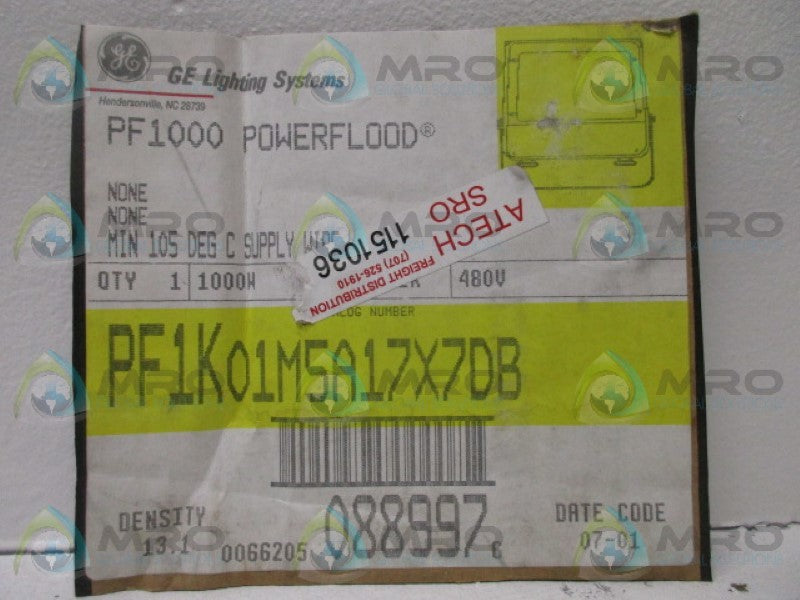 GENERAL ELECTRIC PF1K01M5A17X7DB POWER FLOOD  NSNP