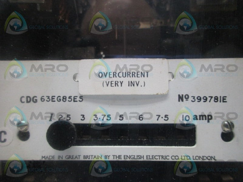 GEC CDG63EG85E5 RELAY  UNMP