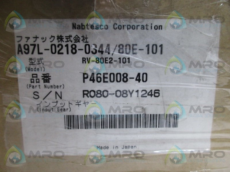 FANUC A97L-0218-0344/80E-101 VIGODRIVE REDUCER  NSMP