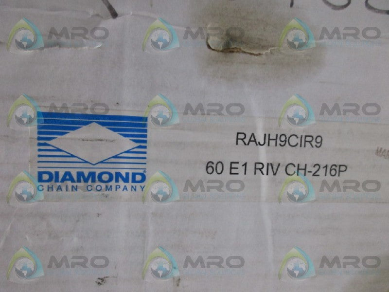 DIAMOND RAJH9CIR9 ROLLER CHAIN  NSFS