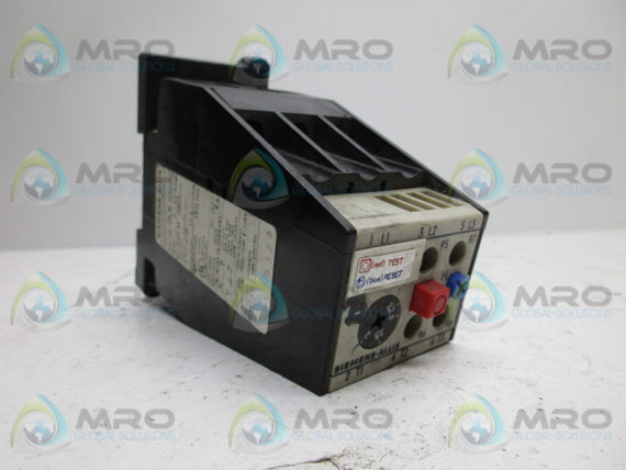 SIEMENS OLR0320 OVERLOAD RELAY 2-3.2A  UNMP