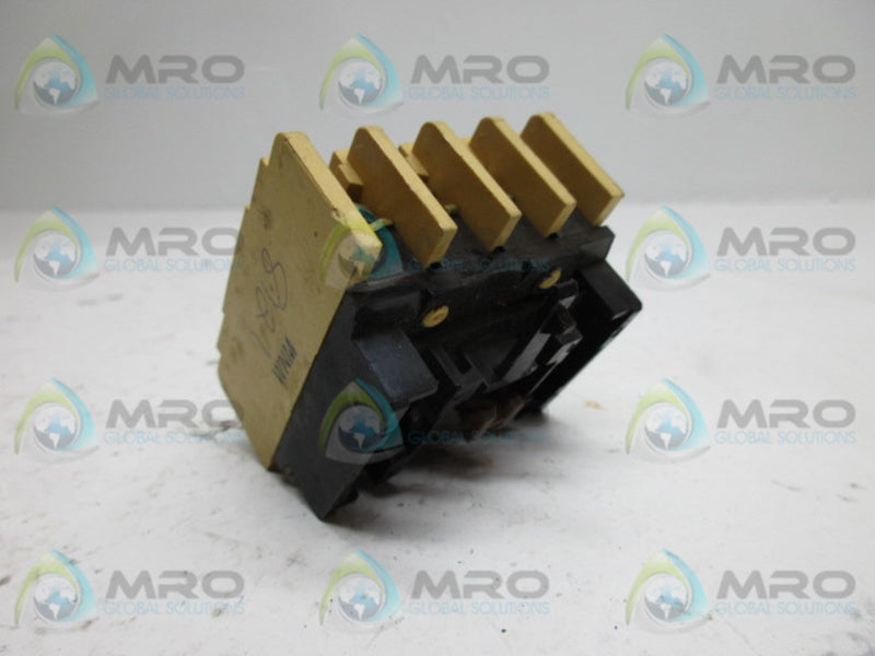 ALLEN BRADLEY 195-FA22 SER A CONTACT BLOCK  UNMP