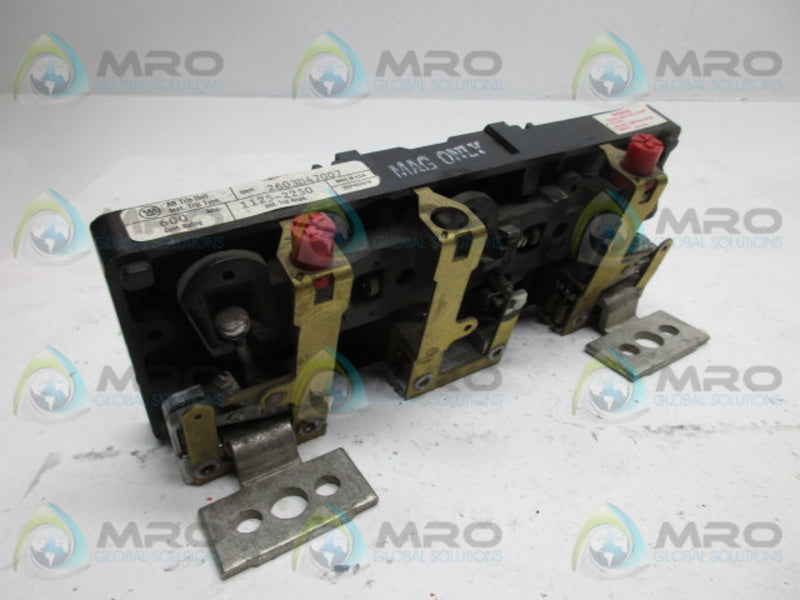 WESTINGHOUSE 2603D47G07 TRIP UNIT 600A  UNMP