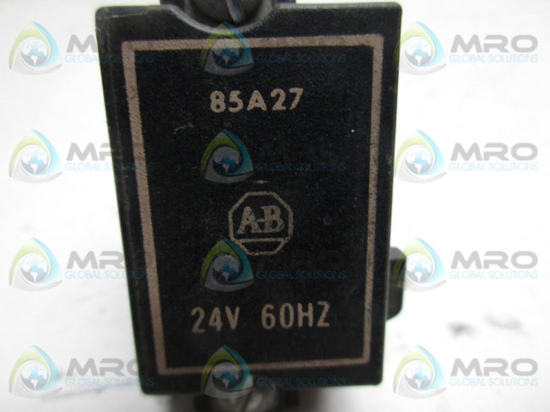 ALLEN BRADLEY 85A27 COIL 24V  UNMP