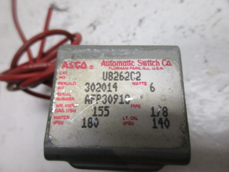ASCO U8262C2 COIL (AS PICTURED)  UNMP