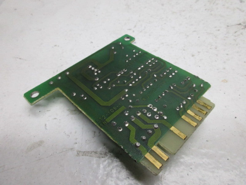 POWERS PROCESS CONTROLS 512-108-1 PC BOARD  UNMP
