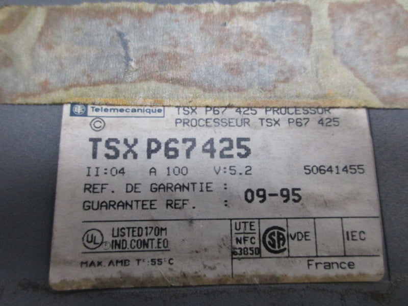 TELEMECANIQUE TSXP67425 PROCESSOR  UNMP