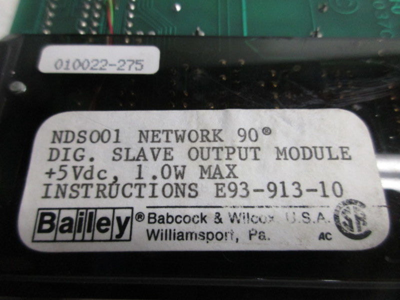 BAILEY NDS001 NETWORK90 DIGITAL SLAVE OUTPUT MODULE  UNMP