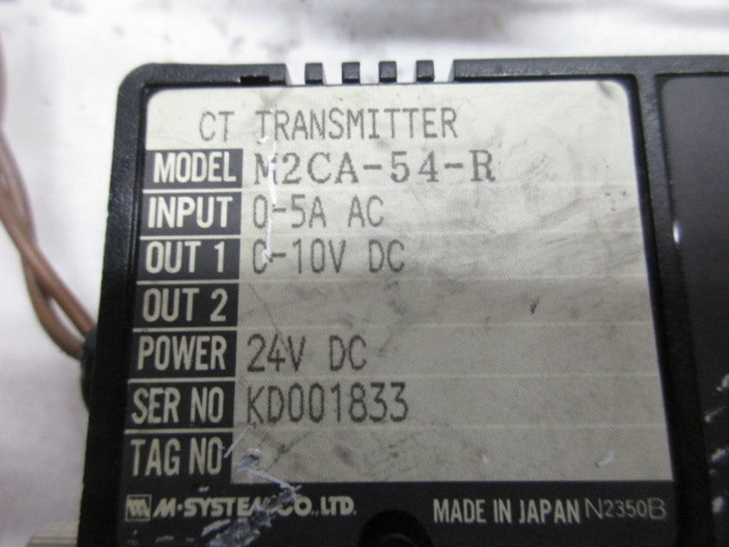 M-SYSTEM CO. M2CA-54-R TRANSMITTER  UNMP