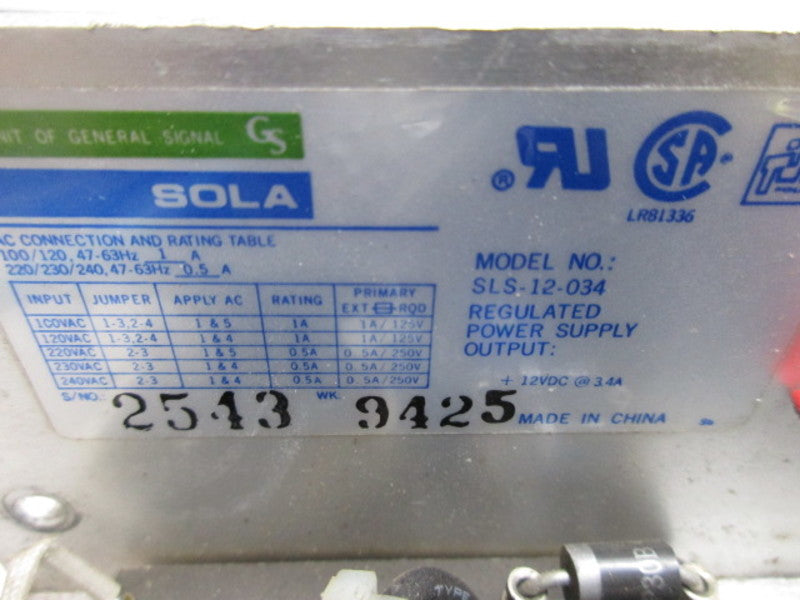 SOLA SLS-12-034T UNMP