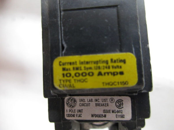 GENERAL ELECTRIC THQC1150 CIRCUIT BREAKER  UNMP