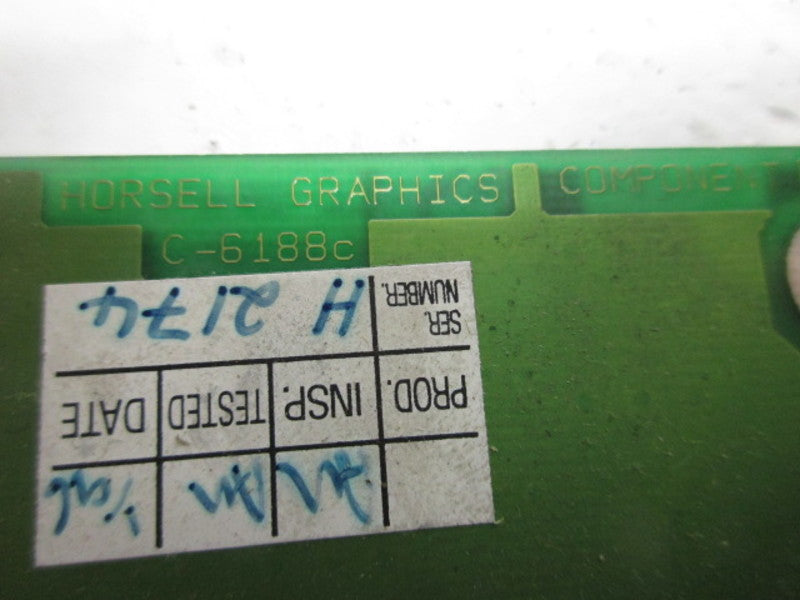 HORSELL GRAPHICS C-6188C CIRCUIT BOARD  UNMP