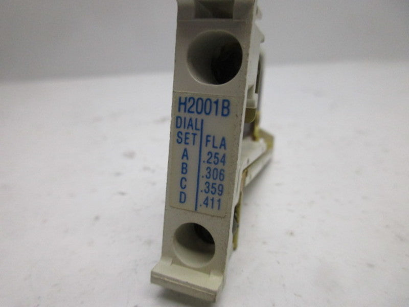 CUTLER HAMMER H2001B OVERLOAD HEATER  NSNP