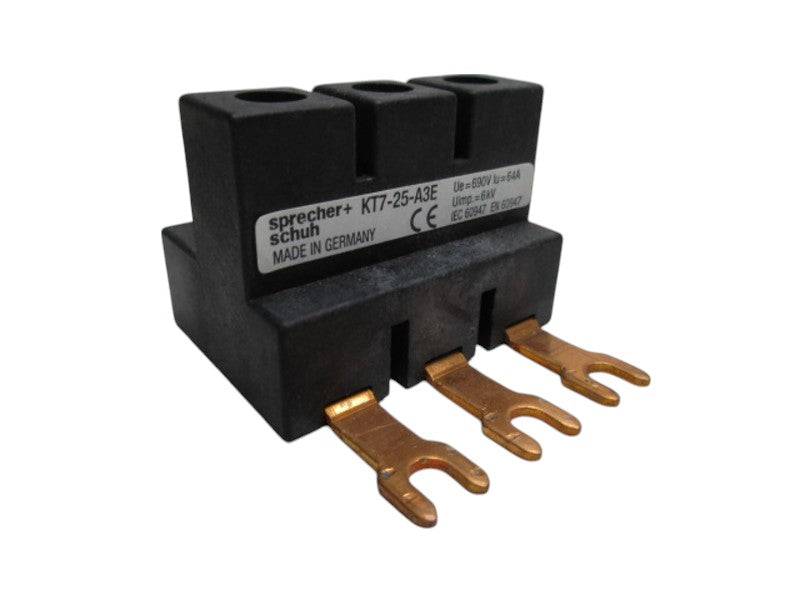SPRECHER+SCHUH KT7-25-A3E TERMINAL BLOCK 64A  UNMP
