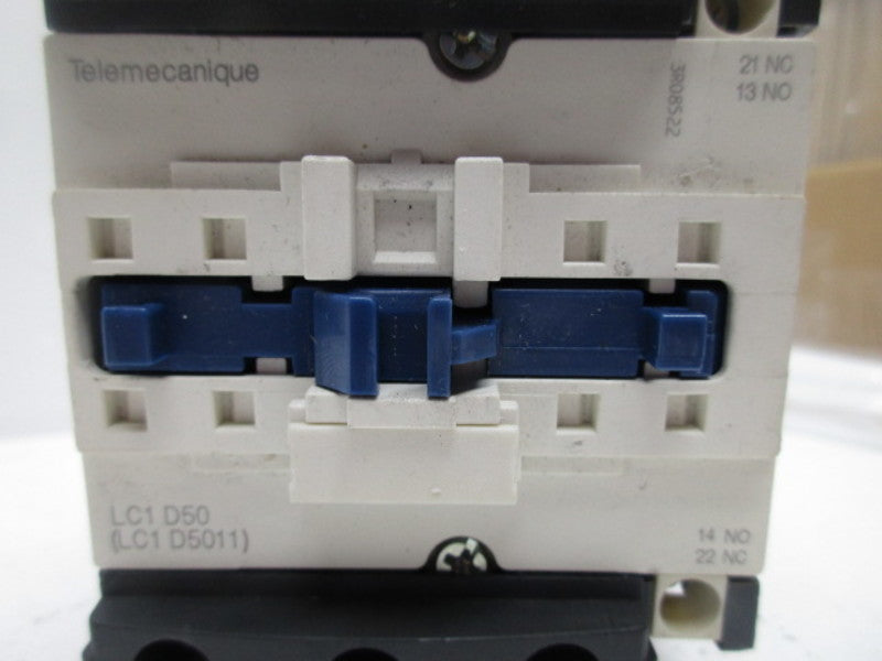 TELEMECANIQUE LC1D50 CONTACTOR  UNMP