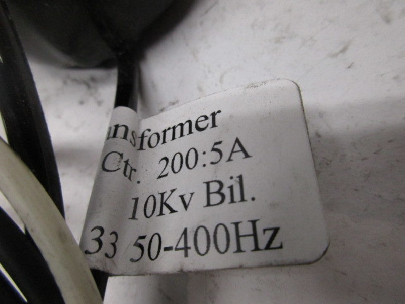 INSTRUMENT TRANSFORMERS 0927RW-200 TRANSFORMER 200:5A  NSNP