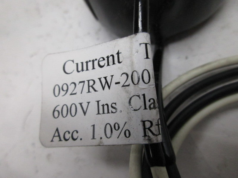INSTRUMENT TRANSFORMERS 0927RW-200 TRANSFORMER 200:5A  NSNP