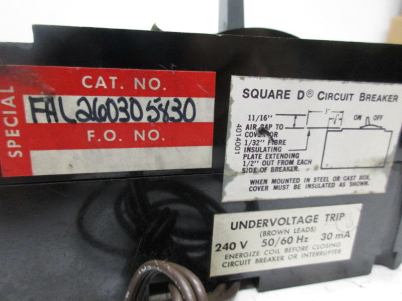 SQUARE D FAL26030 CIRCUIT BREAKER 30A  NSNP