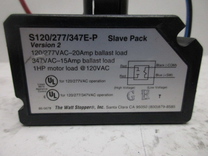 THE WATT STOPPER S120/277/347E-P SLAVE PACK 120VAC  NSNP