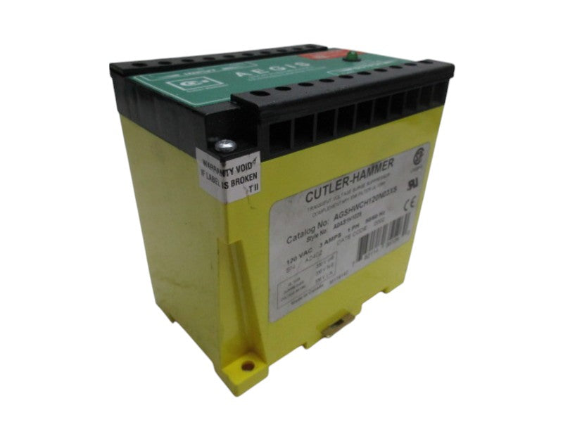 CUTLER HAMMER AGSHWCH120N03XS SURGE SUPPRESSOR 120V  UNMP