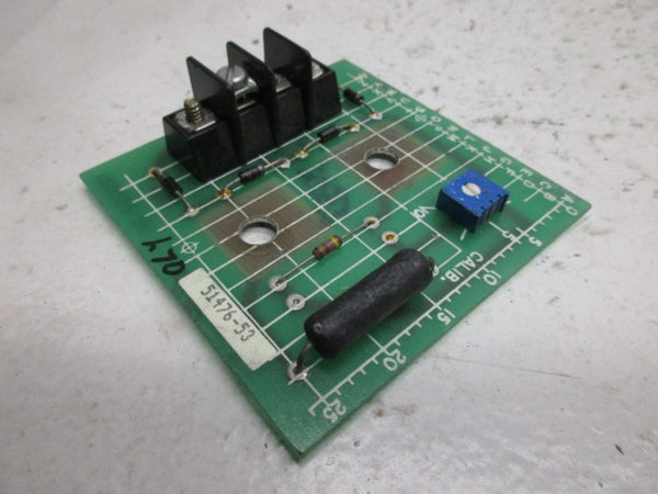 RELIANCE ELECTRIC 51476-53 705352-3A CIRCUIT BOARD  UNMP