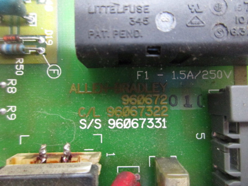 ALLEN BRADLEY 960672 CIRCUIT BOARD UNMP