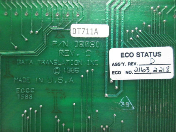 DATA TRANSLATION 03030 CIRCUIT BOARD  UNMP
