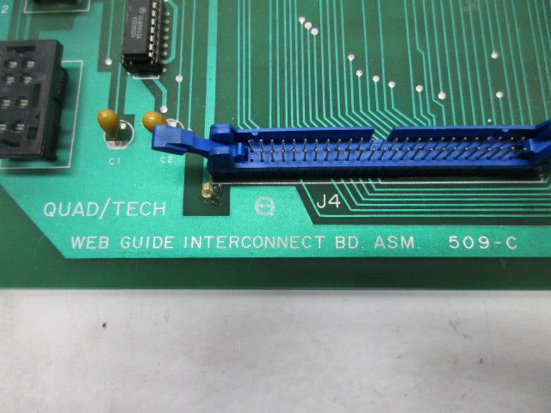 QUAD/TECH 509-C WEB GUIDE INTERCONNECT BOARD  UNMP