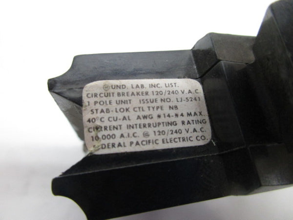 FEDERAL PACIFIC NB150 CIRCUIT BREAKER 50A  UNMP