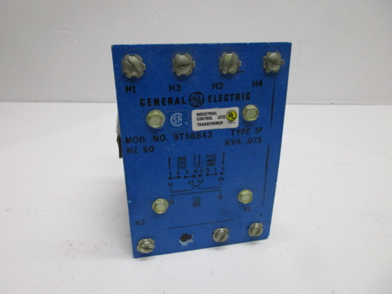GENERAL ELECTRIC 9T58B43 TRANSFORMER (AS PICTURED)  NSNP
