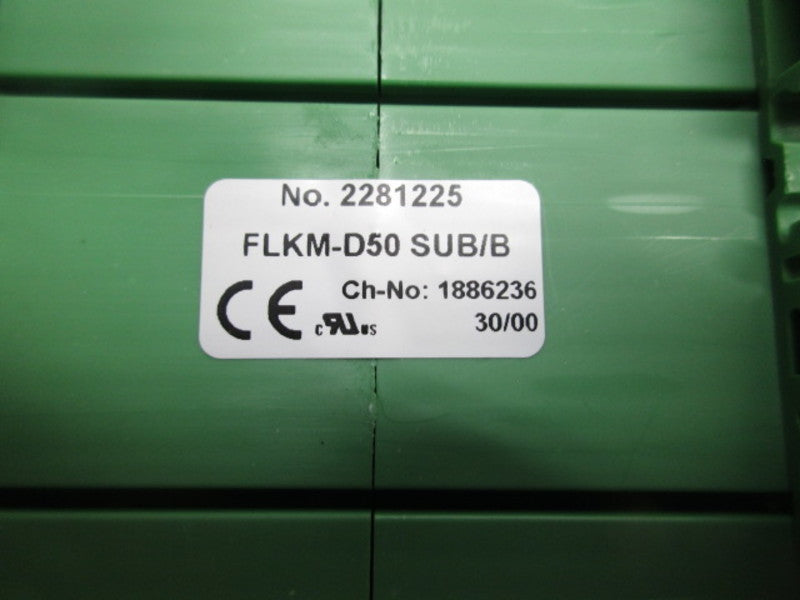 PHOENIX CONTACT FLKM-D50 SUB/B TERMINAL MODULE  UNMP