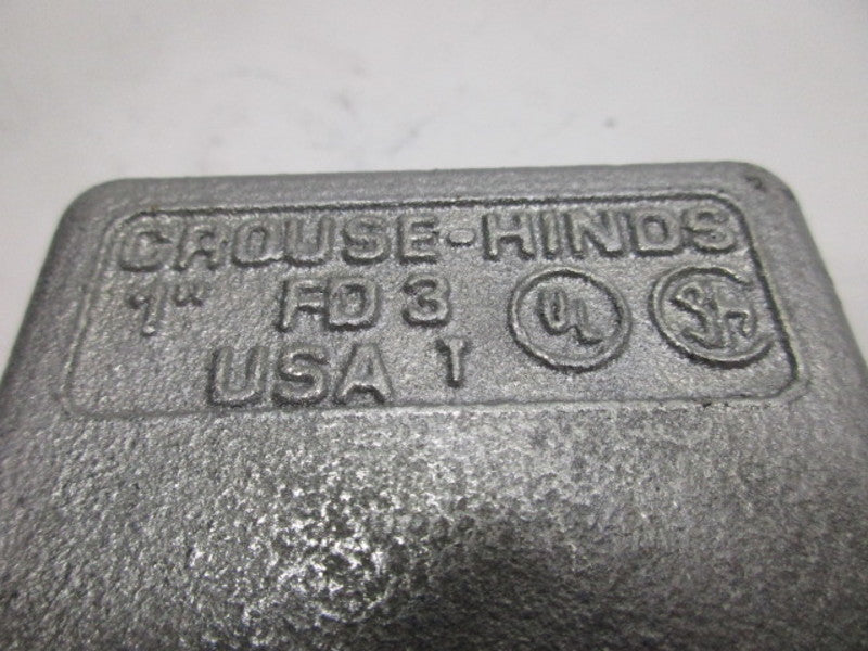 CROUSE-HINDS 1" FD3 DEAD END BOX  NSNP