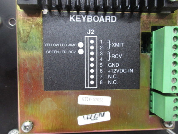 QTI 57018 PC CONTROL KEYBOARD  UNMP