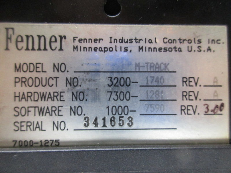FENNER M-TRACK 3200-1740 DIGITAL SYNC CONTROLLER  UNMP