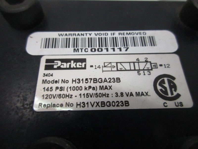 PARKER H3157BGA23B MANIFOLD (AS PICTURED)   UNMP