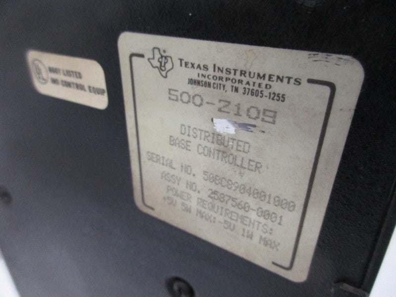 TEXAS INSTRUMENTS 500-2109 DISTRIBUTED BASE CONTROLLER  UNMP