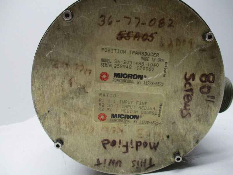 MICRON 36-205-488-1040  UNMP