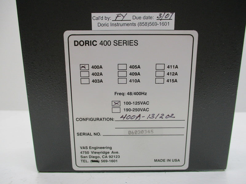 VAS ENGINEERING 400A-131202 (06030345)  NSMP