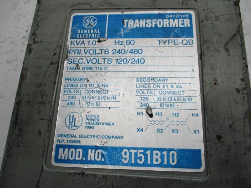 GENERAL ELECTRIC 9T51B10 TYPE QB  UNMP