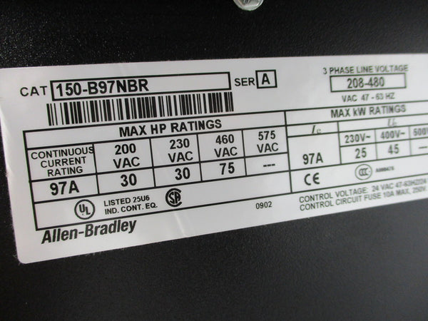 ALLEN BRADLEY 150-B97NBR SER. B  NSNP