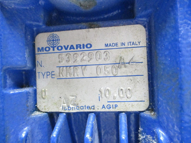 MOTOVARIO 5392903 TYPE NMRV050 (LEESON C80T17FZ4C 1HP MOTOR)  UNMP