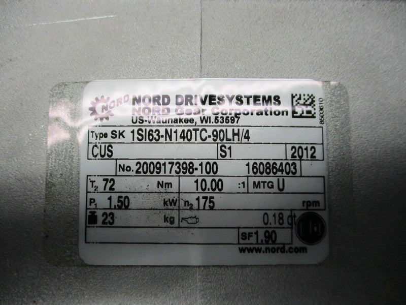 NORD SK1SI63-N140TC-90LH/4 (SK90LH/4CUS)  UNMP
